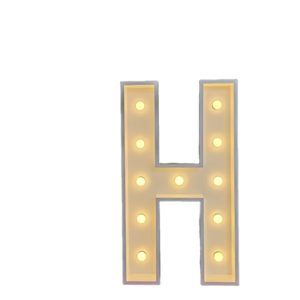 Lichtletter - H -