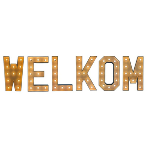 Lichtletters WELKOM